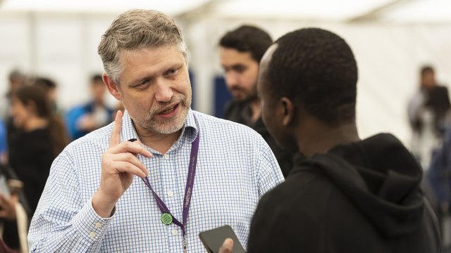 Students at a Placement Fair 