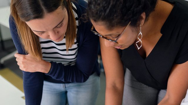 Women collaborating