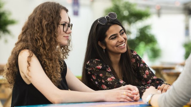 Students chatting