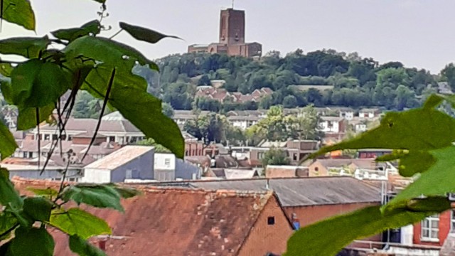 View of campus from a distance