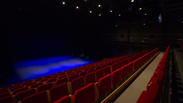Theatre seats and stage