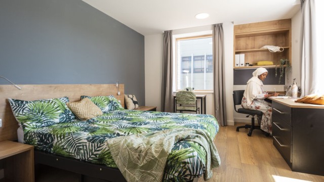 Student accommodation at Manor Park campus