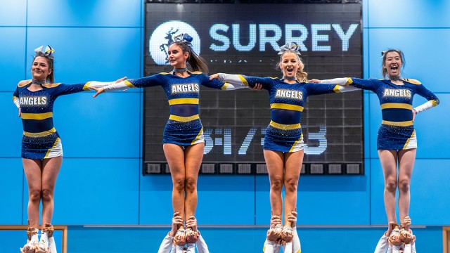 Students enjoying university life at Surrey