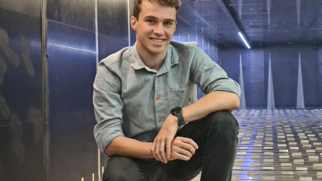 Research student Charles