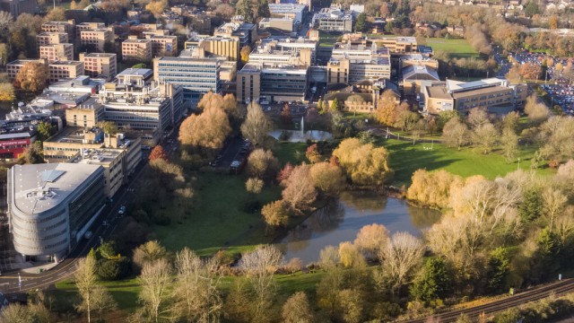 Stag hill aerial shot