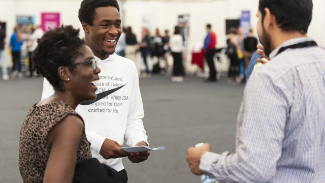 Undergraduate open day students and parents