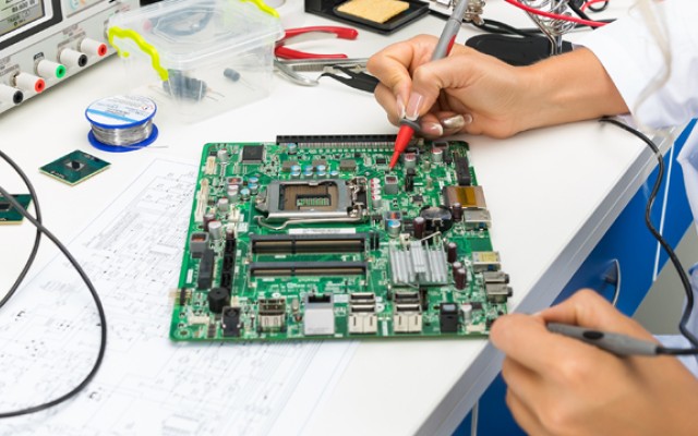 Person fixing circuit board