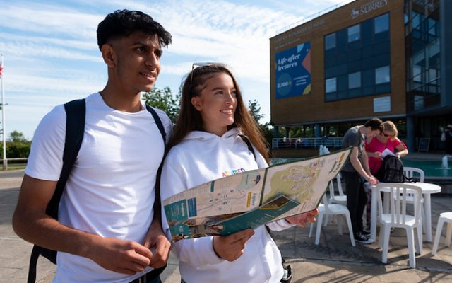 prospective students at the undergraduate open day