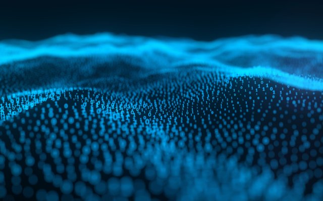 Binary data in a wave