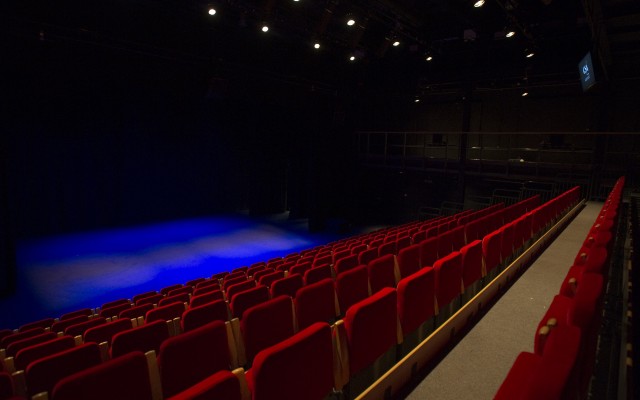 Theatre seats and stage