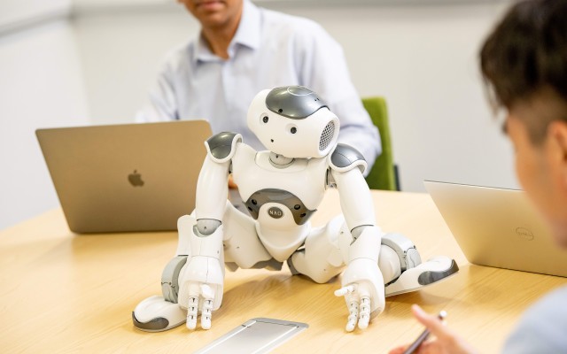 Robotics lab at Surrey