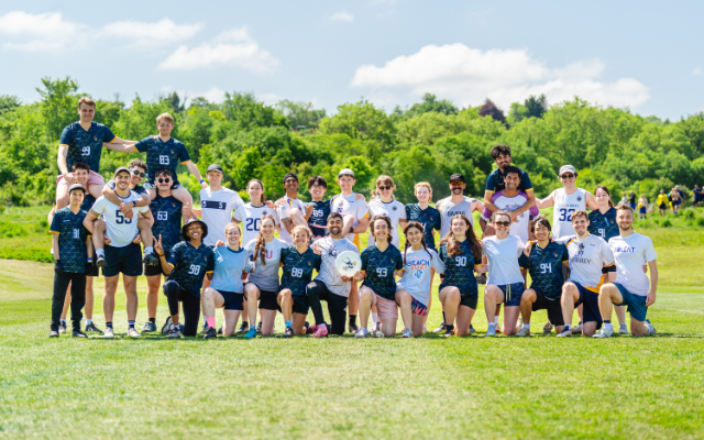 A photograph of the student and alumni GradSport Teams in 2025