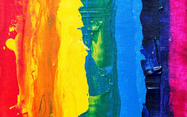rainbow paint