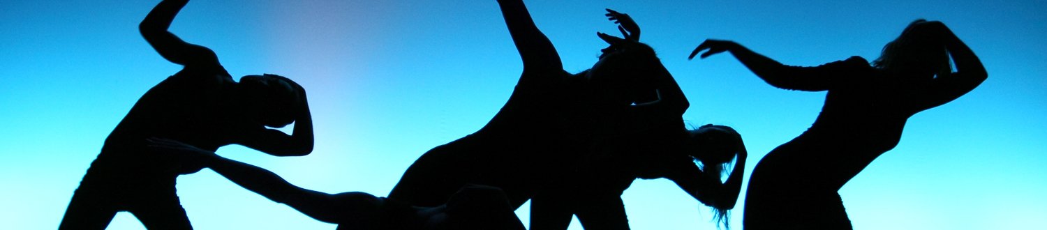 Silhouettes of dancers