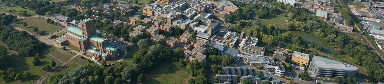 campus aerial shot