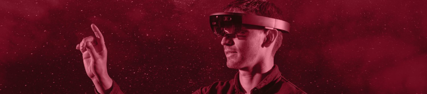 A man with VR headset