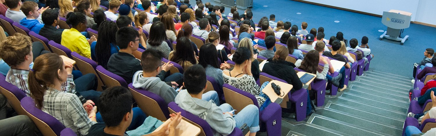 Students in lecture theatre