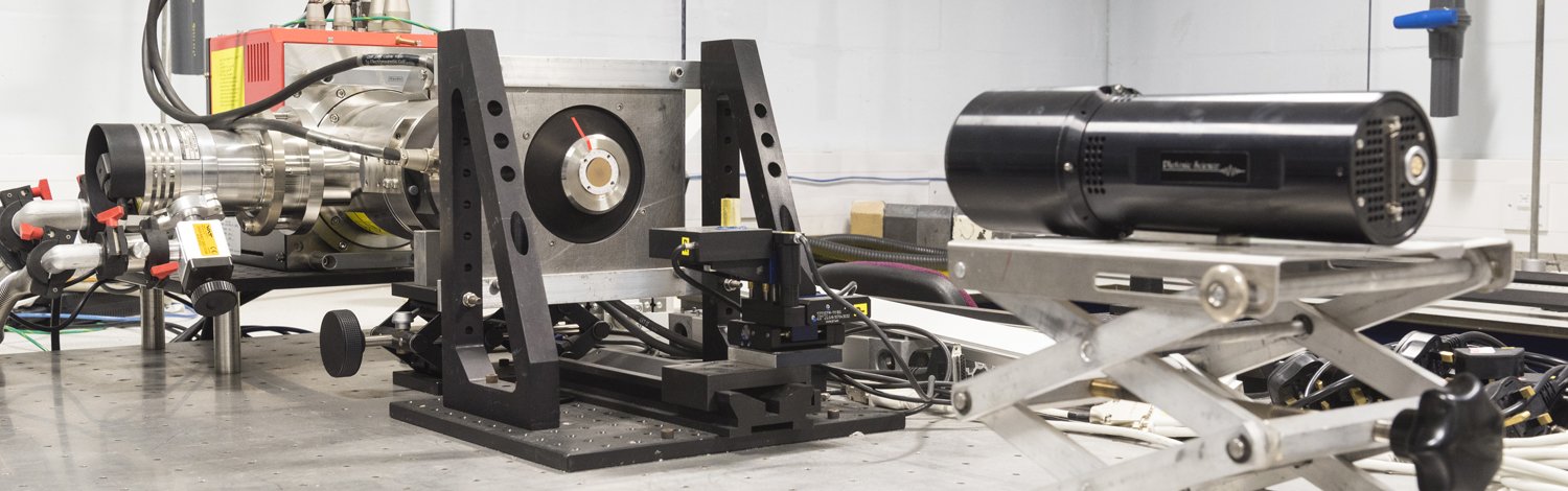 Radiation and medical physics equipment in lab