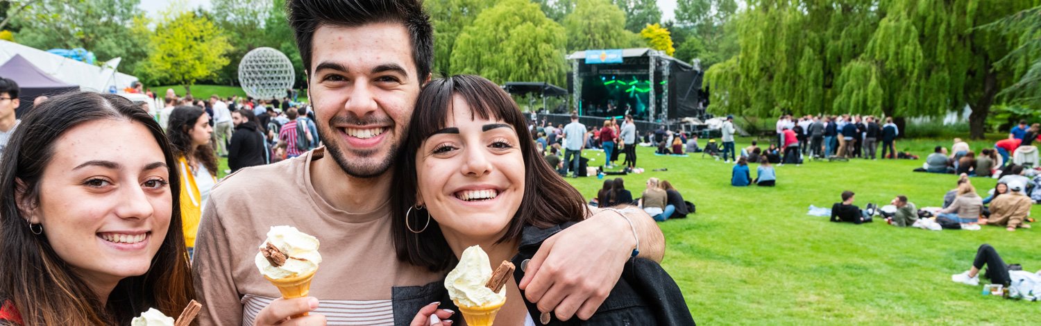 Students at Free Fest