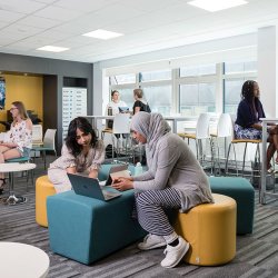 Students in common room