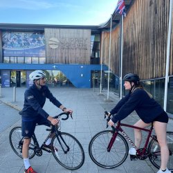 New beginner bikes purchased by the Cycling and Triathlon team