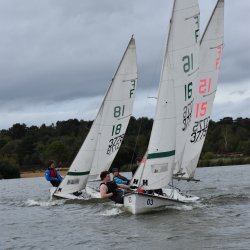 Photo of three of the sailing boat's in their fleet