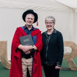 A photograph of Bill Borland and his wife Julie
