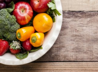 A bowl of vegetables