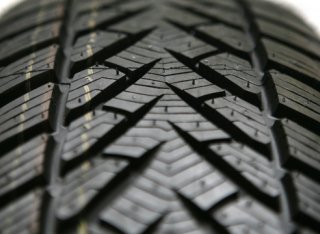 Close up of tyre