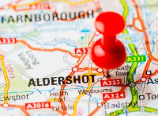 Map of Aldershot
