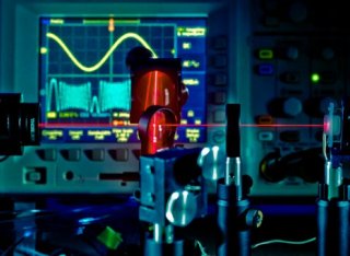 Laser in the Physics department