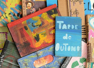 Cardboard book covers from Brazil