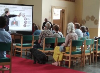 Man giving a presentation