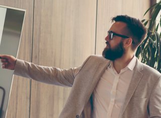 Man giving a presentation