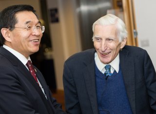 Max Lu and Lord Professor Martin Rees