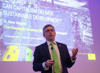 Steve Waygood speaking at event