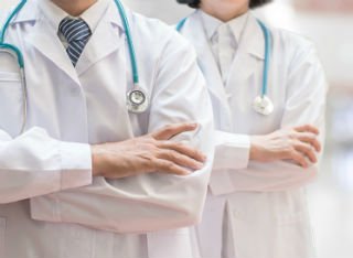 Male and Female medical professionals