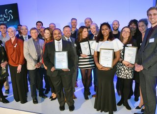 A group photo of the winners of the Guildford Innovation awards 2019