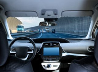 Inside of autonomous car