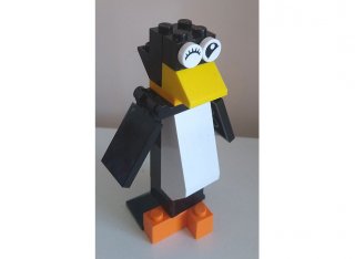 A LEGO penguin