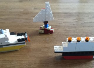 Florijan's lego build of boats