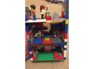 Lego build of a house