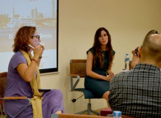 Speaker at event