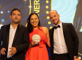 Vanessa Burton at Rising Star awards