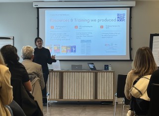 a presentation at the sociology postgrad conference