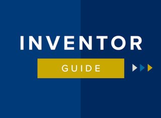 Illustration saying inventor guide