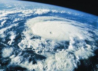 Hurricane from space