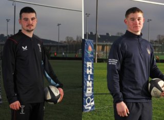 Two University of Surrey Rugby students