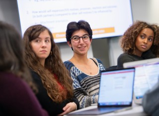 A group of psychology students listen to a lecture