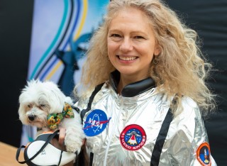Astronaut (and dog) World Space Week 2023